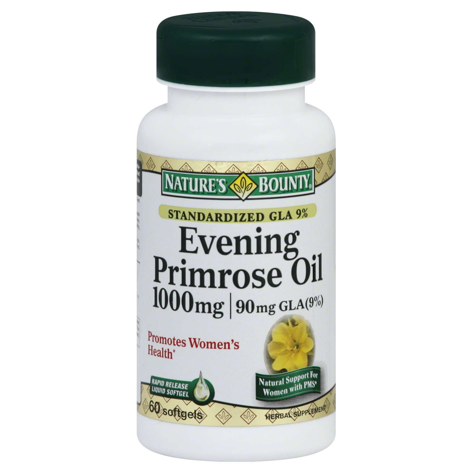 Evening Primrose Oil, 1000 mg, Softgels, 60 softgels