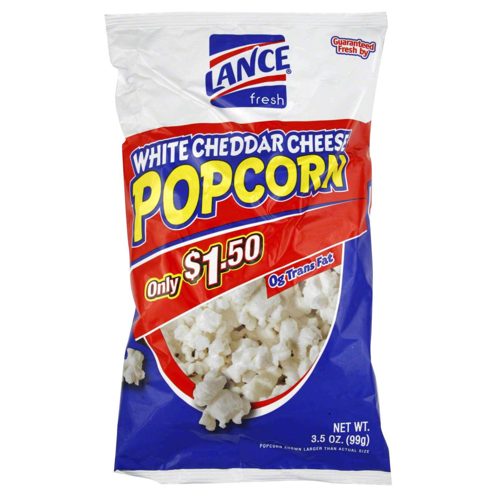 Lance Popcorn, White Cheddar Cheese, 3.5 oz (99 g)