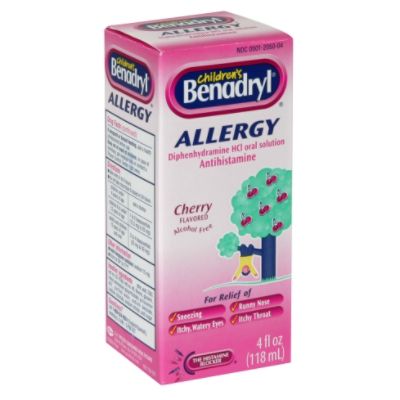 Children's Allergy, Oral Solution, Cherry, 4 fl oz (118 ml)