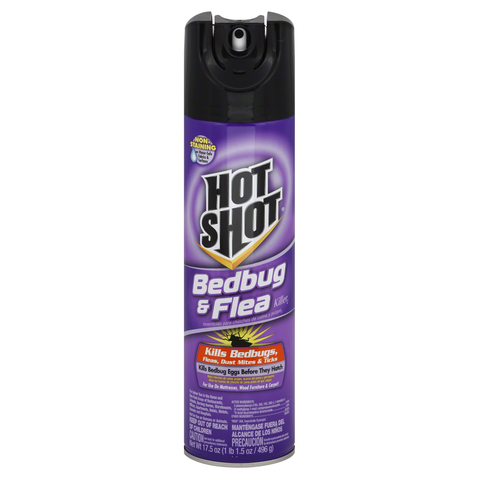 Hot Shot Gear Bedbug & Flea Killer 17.5 oz (1 lb 1.5 oz) 496 g