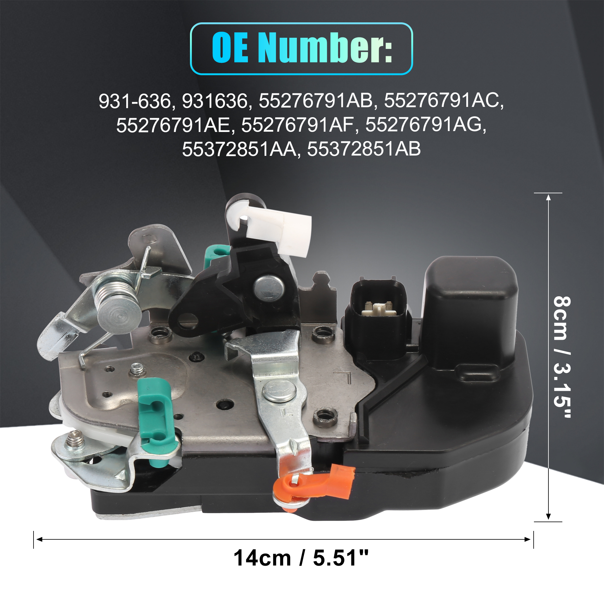 Unique Bargains Front Left Driver Side Door Lock Actuator Motor for Dodge for Ram 1500 2500 3500