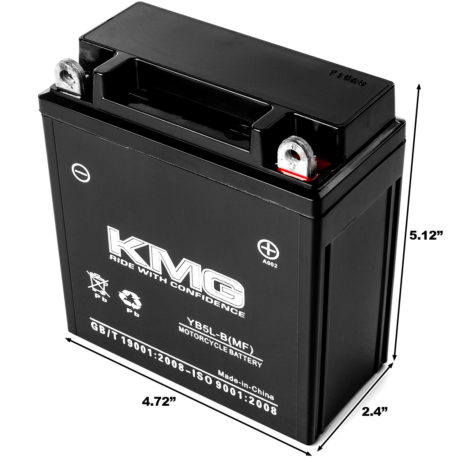 KMG 12 Volts 5Ah Replacement Battery Compatible with Honda C70 Passport 1982-1983