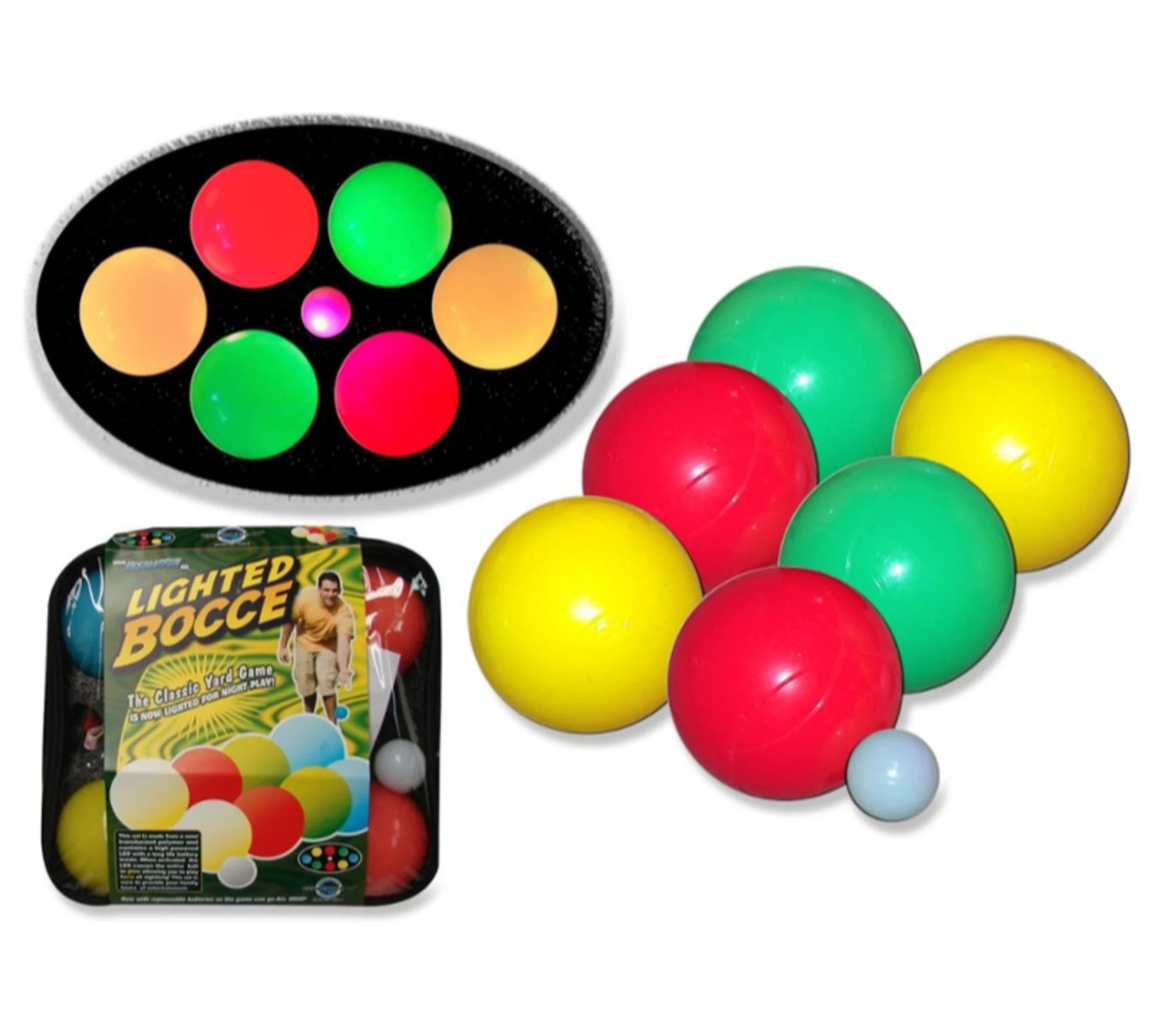 Water Sports Backyard Fun Lighted Bocce Set