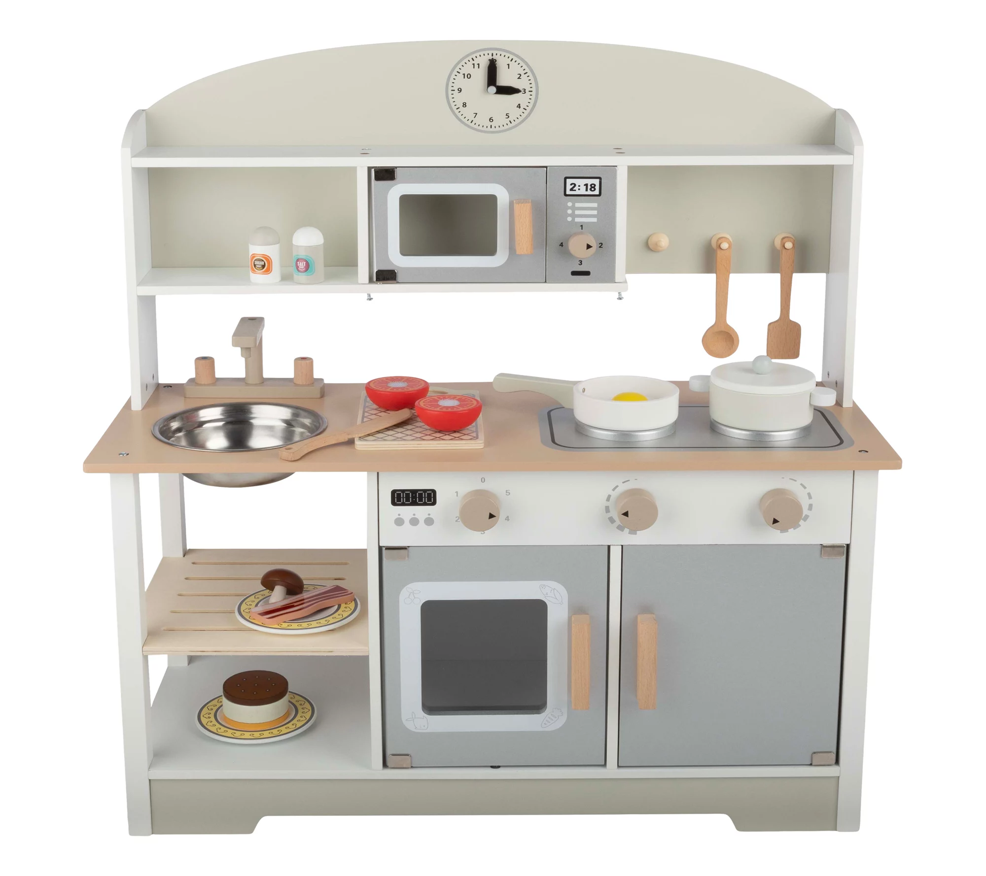 Hey! Play! Wooden Kitchen Playset