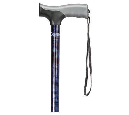 Carex Soft Grip Cane-Designer Blue