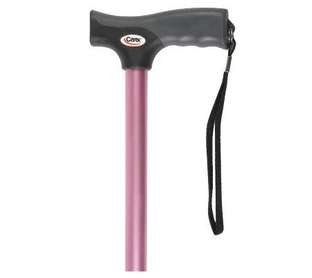 Carex Soft Grip Cane-Pink