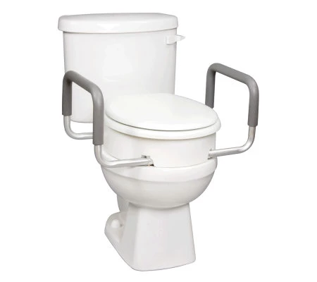 Carex Toilet Seat Elevator with Handles for Elongated Toilets