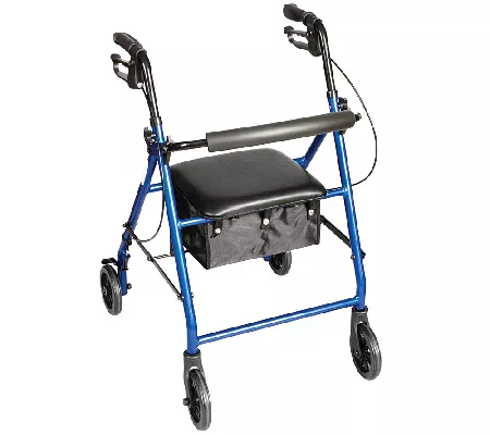 Carex Classics Folding Rolling Walker Rollator