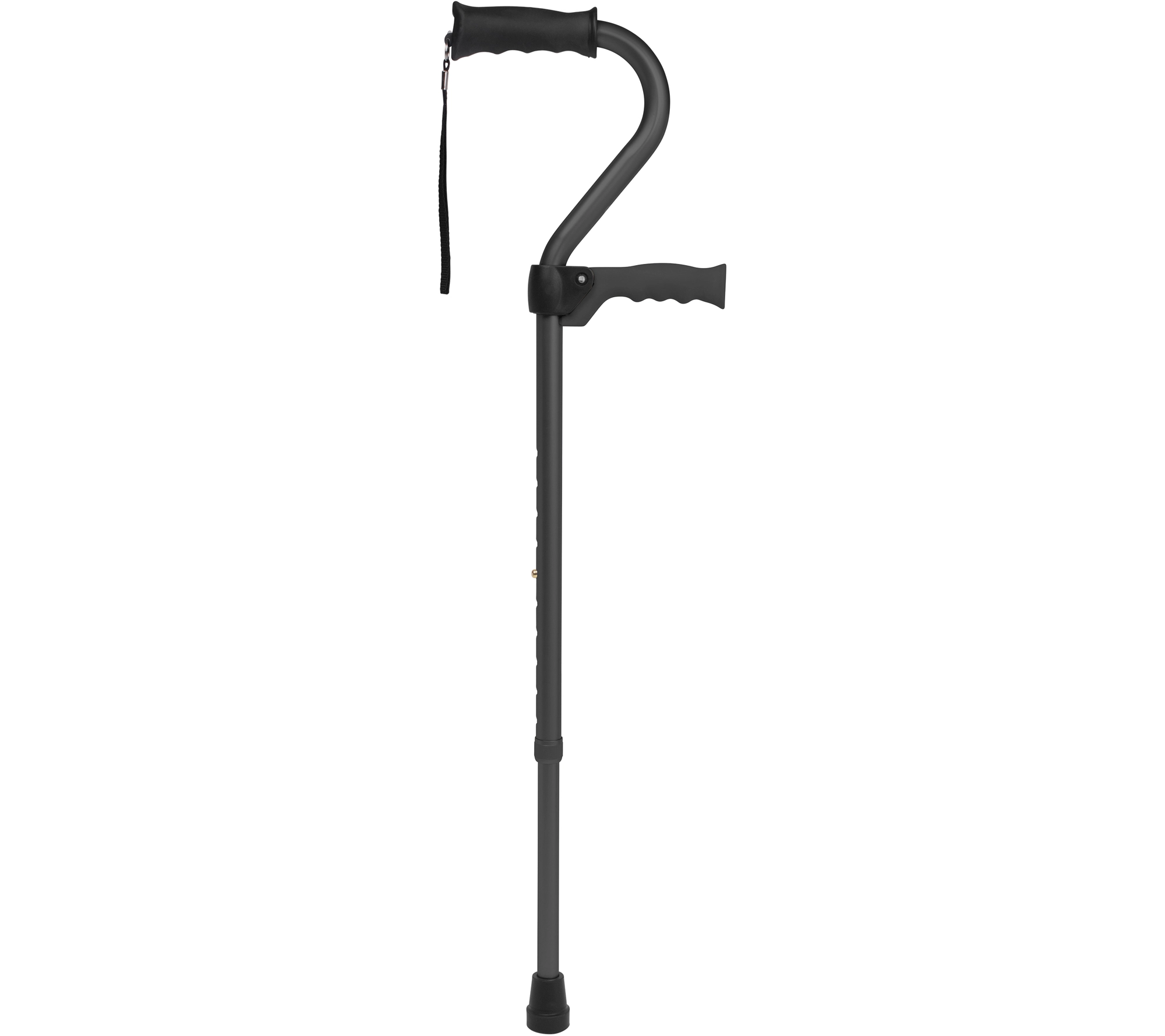 Carex Uplift Self-Standing Comfort Handle Cane