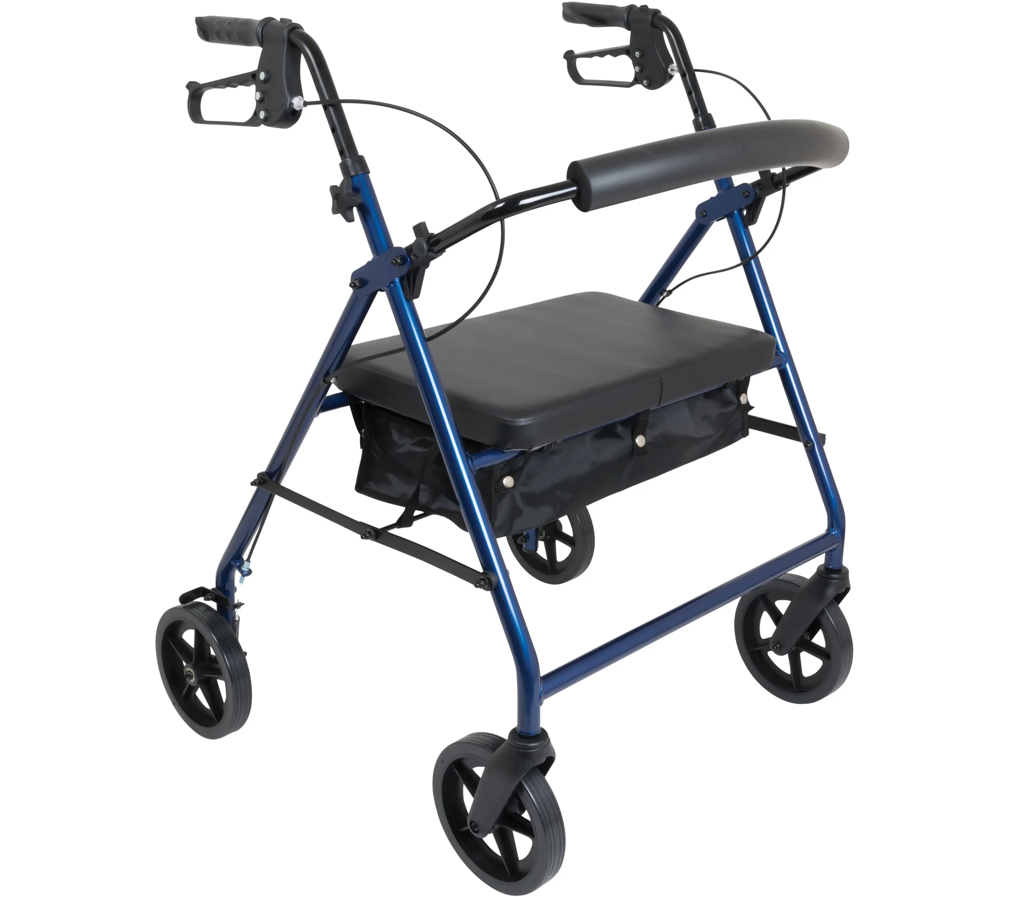 Carex ProBasics Heavy Duty Aluminum Rollator 8"Wheels W/Pouch