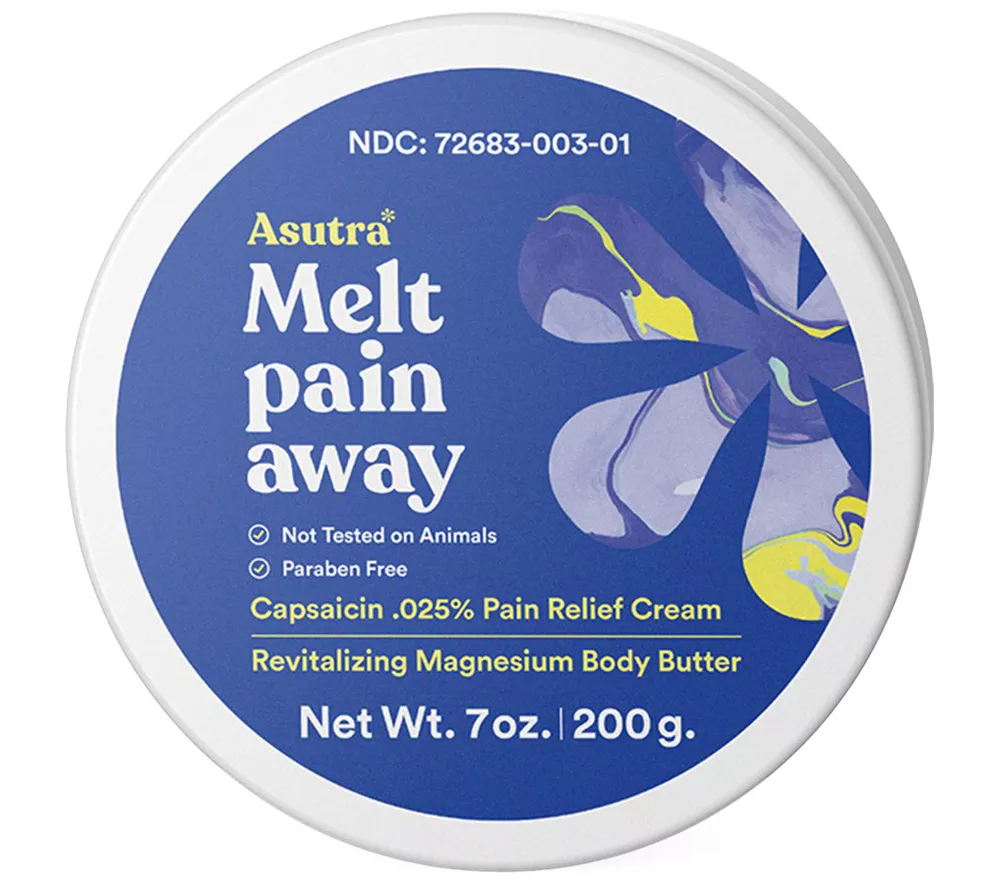 Asutra Melt Pain Away Body Butter with Magnesium and Capsaicin