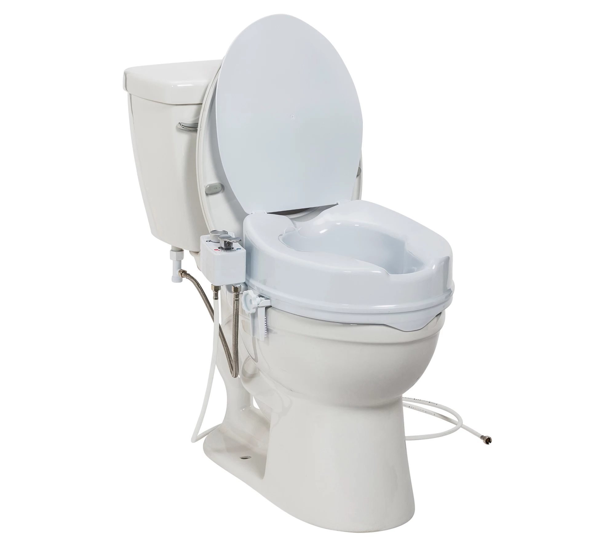 Drive Medical PreserveTech Raised Toilet Seat w/ Bidet & Temp