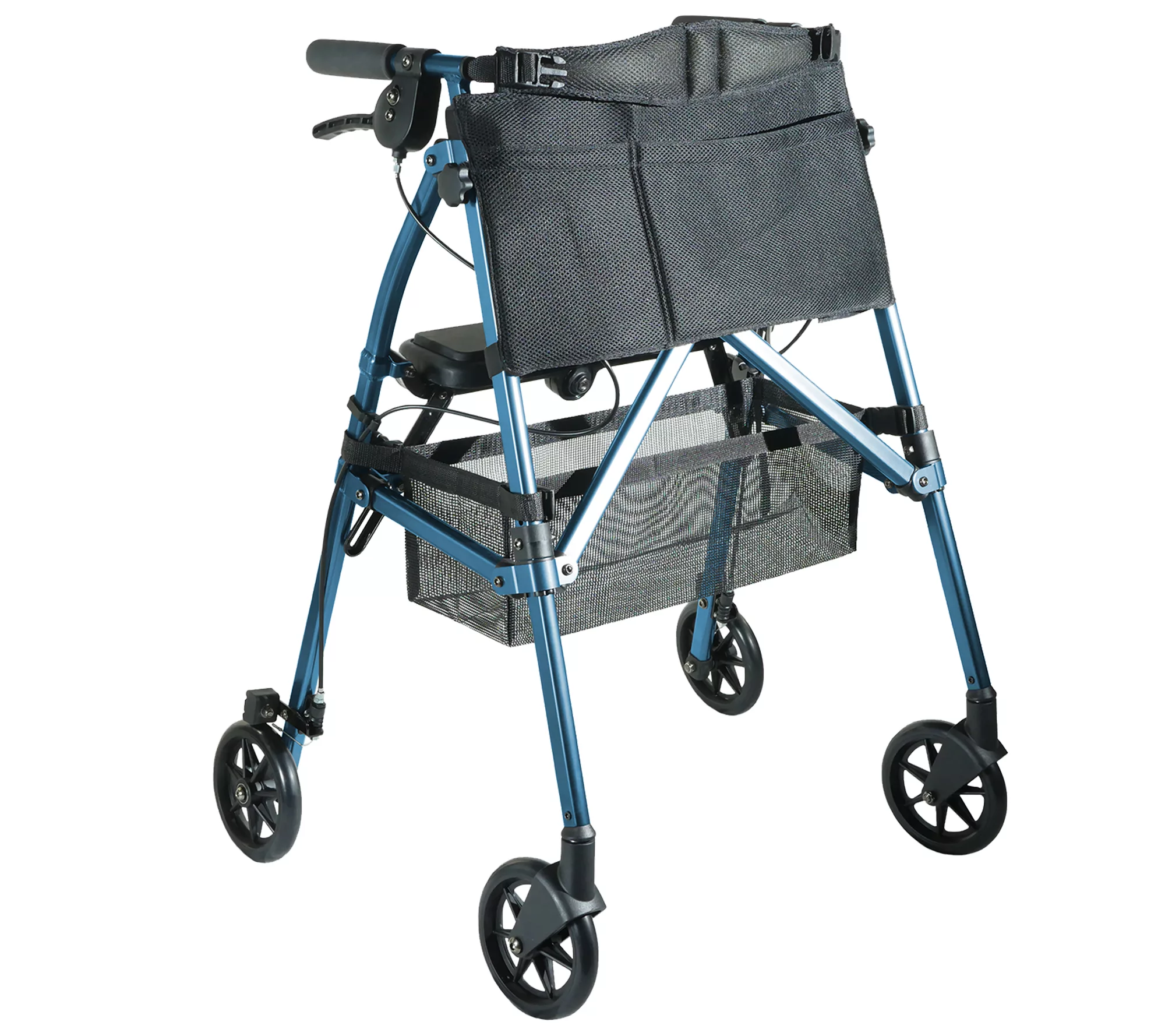 Stander EZ Fold-N-Go Ultra Light Rollator with Accessories