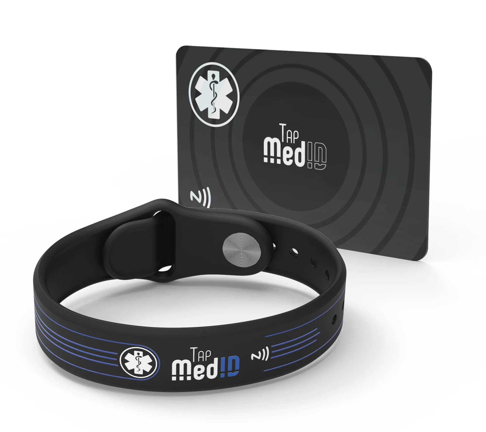 TapMedID Medical ID Emergency Bracelet & ID Card