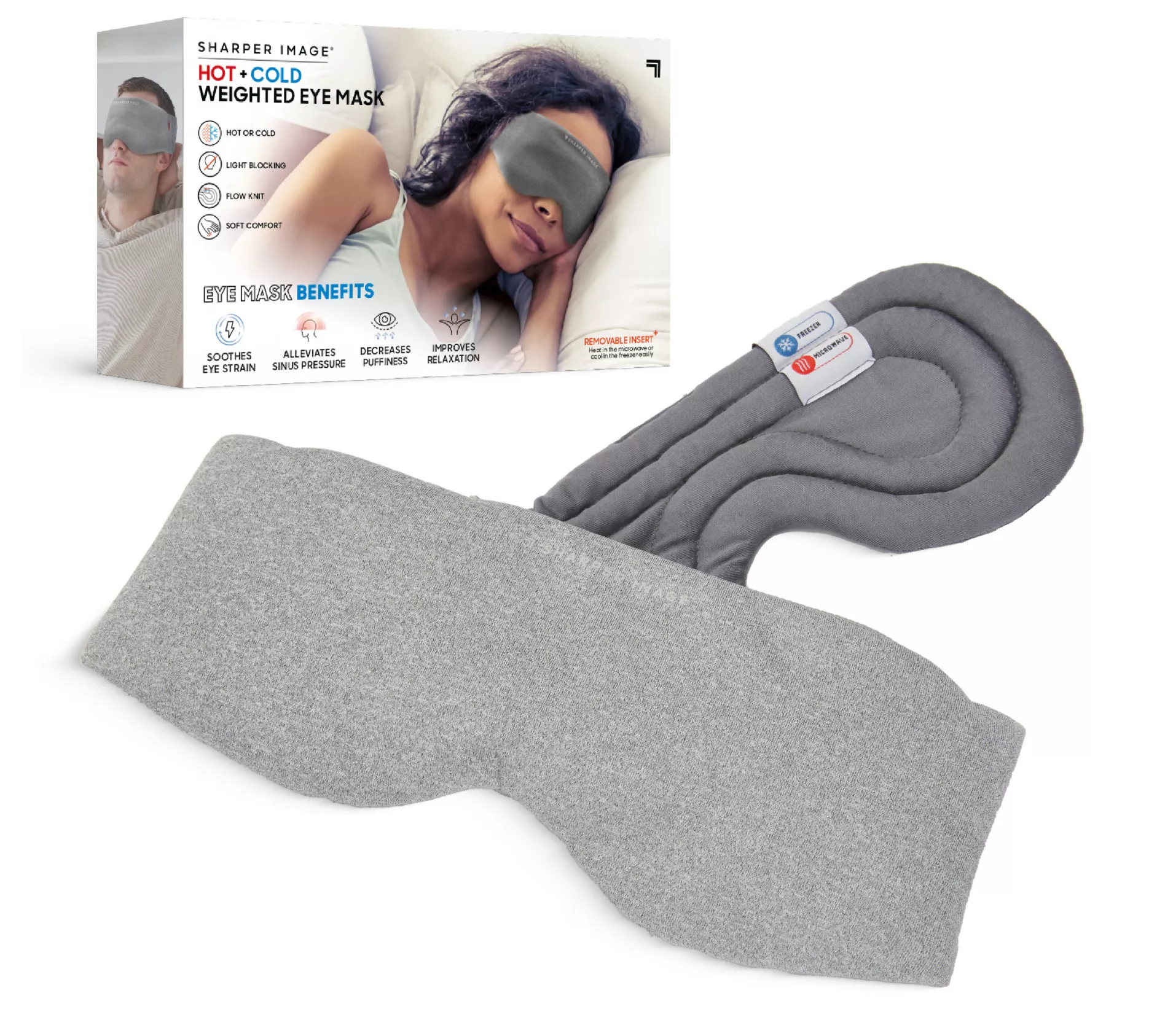 Sharper Image Weighted Hot and Cold Eye Mask